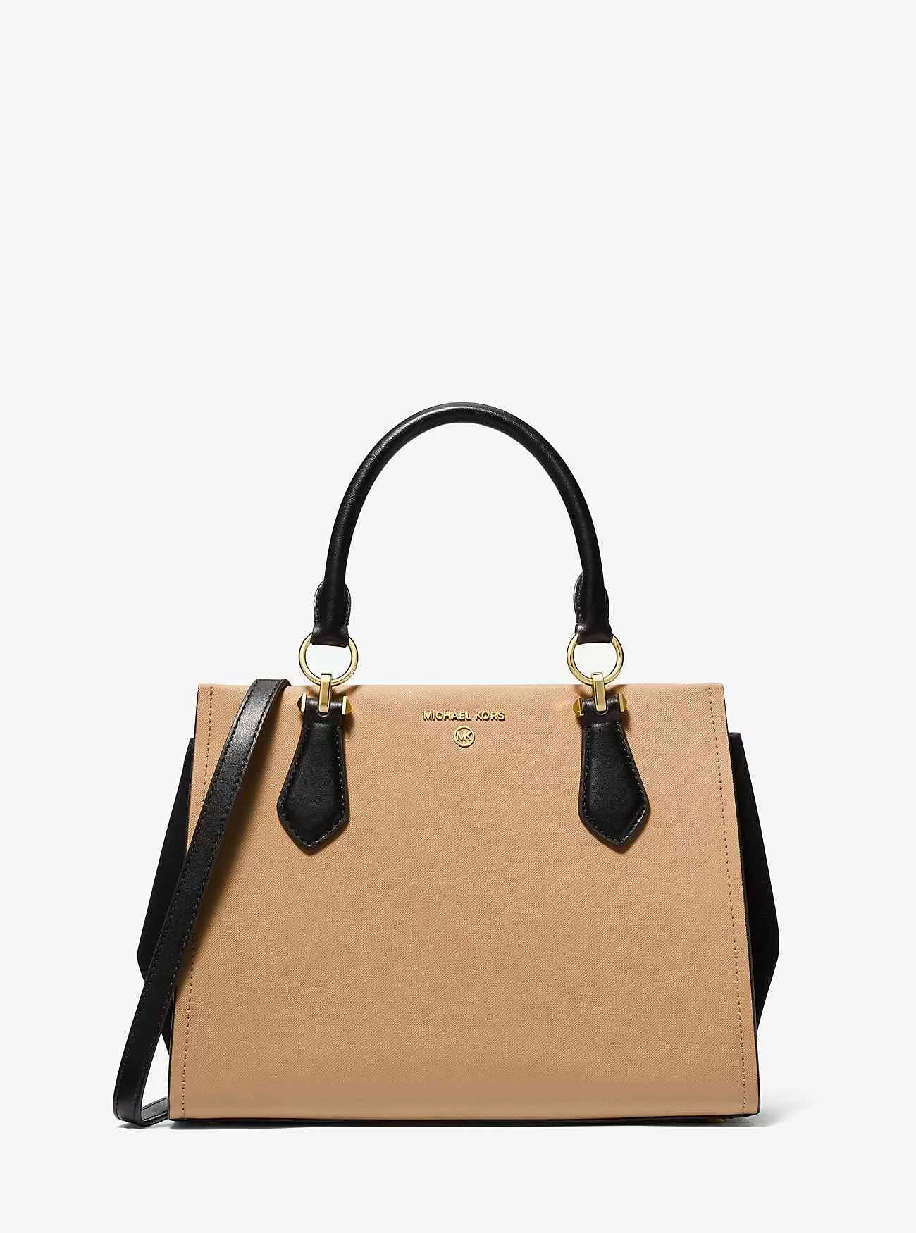 Marilyn Medium Two-Tone Saffiano Läderväska