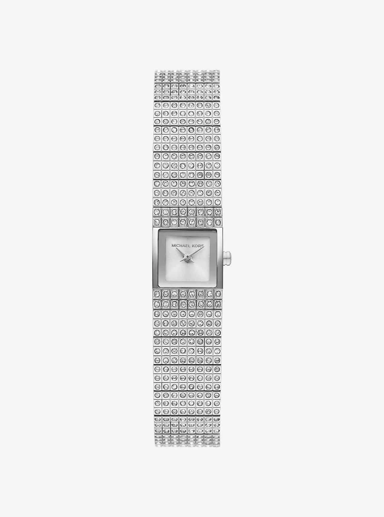 Mini Darrington Pavé Silver-Tone Watch