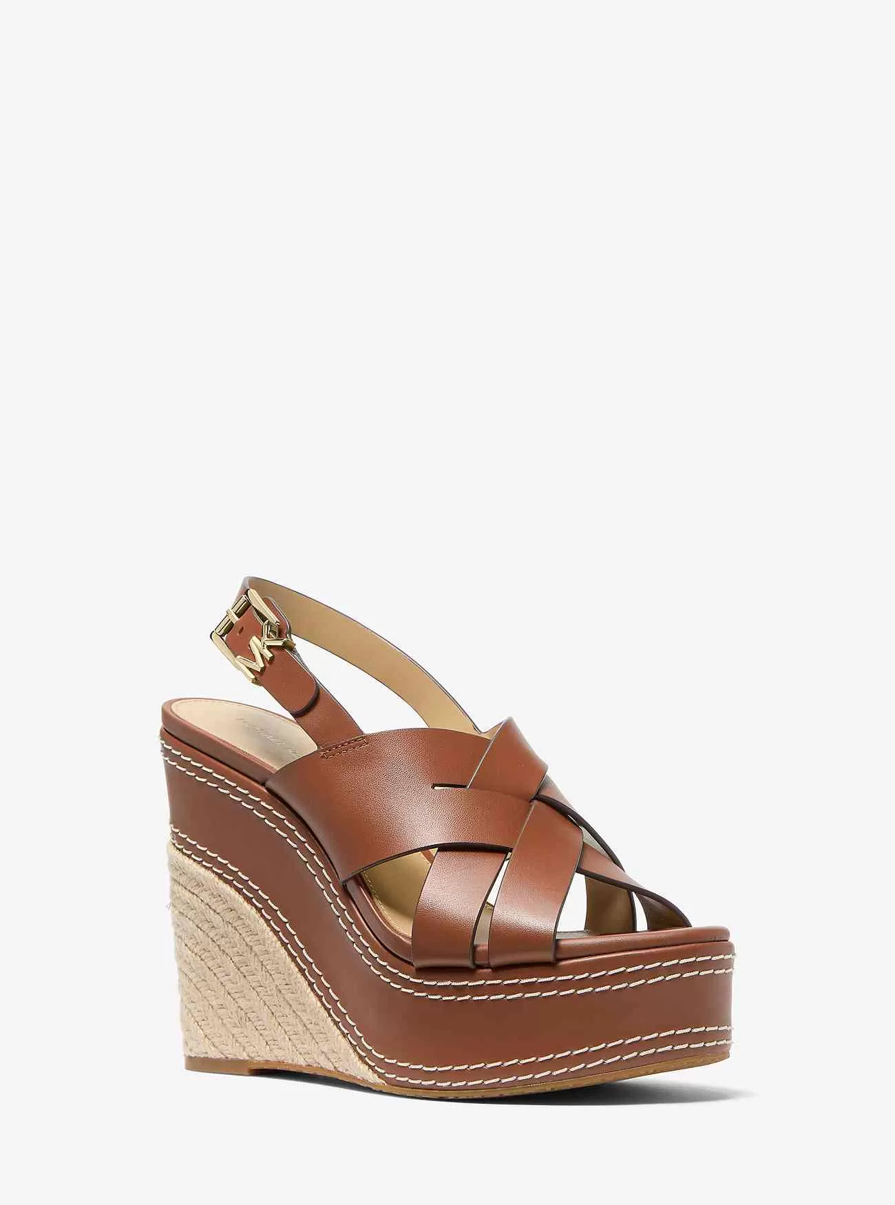 Nora Leather Wedge Sandal