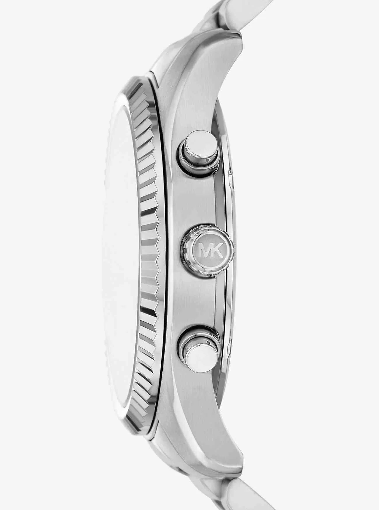 Överdimensionerad Lexington Silver-Tone Watch