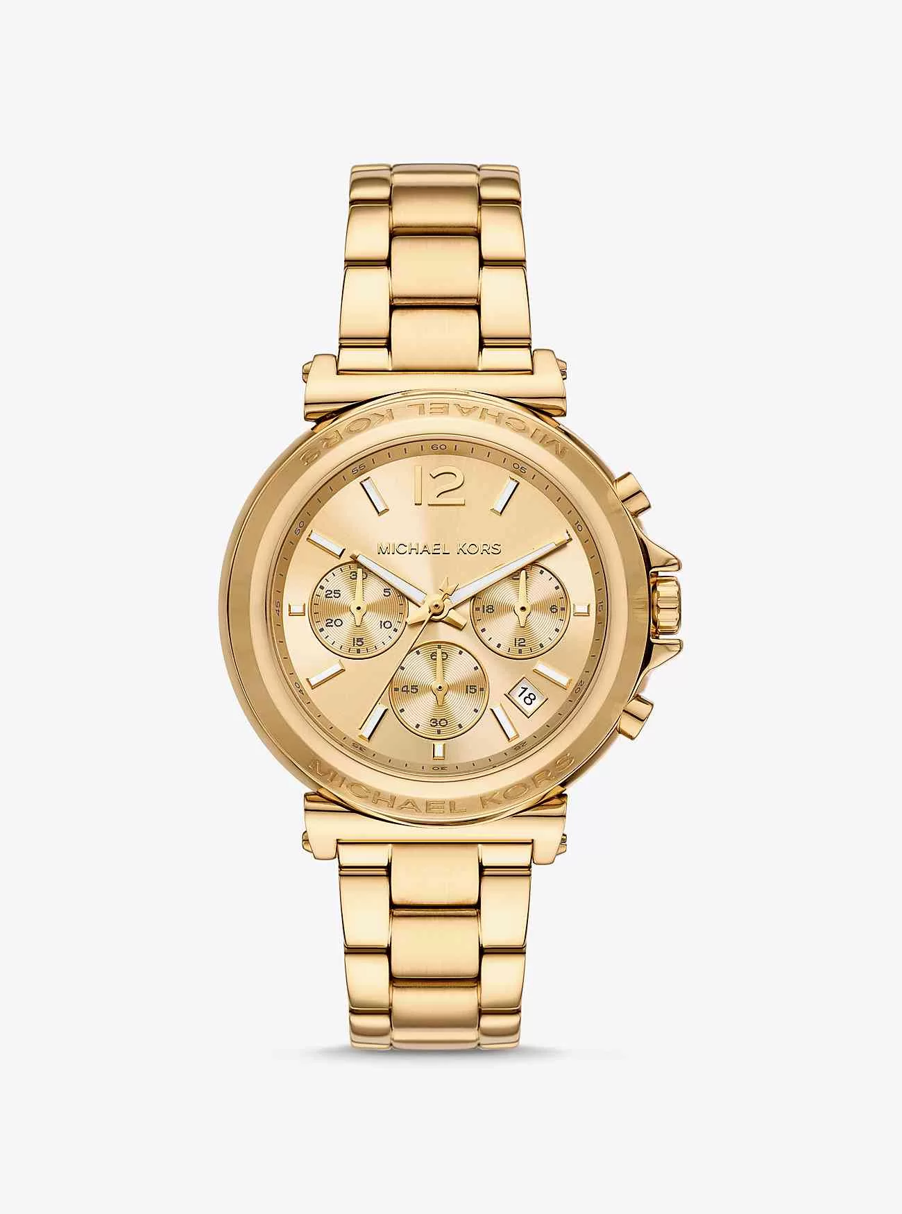 Överdimensionerad Maren Gold-Tone Watch