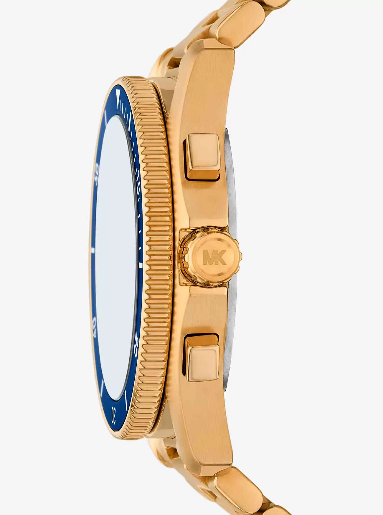 Överdimensionerad Maritime Gold-Tone Watch