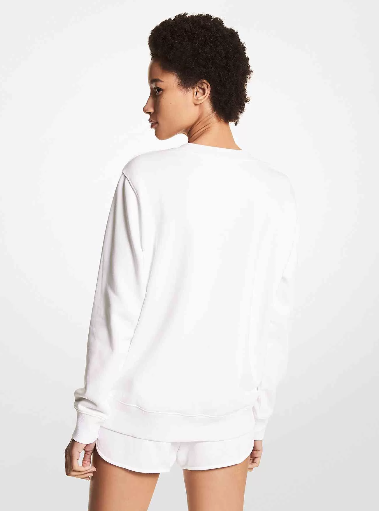 PRIDE Utsmyckad tröja i frotté i ekologisk bomull