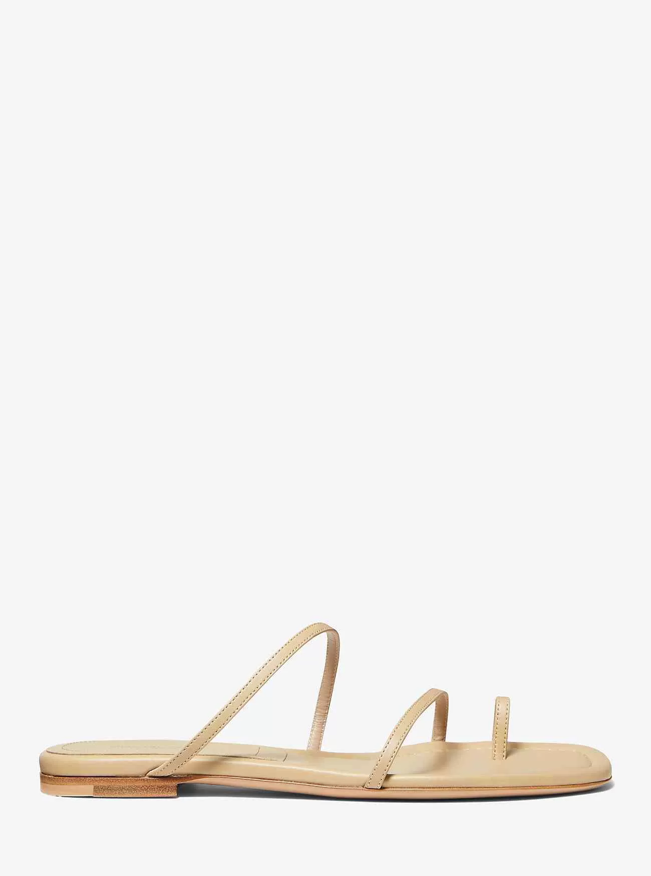 Patti Läder Slide Sandal