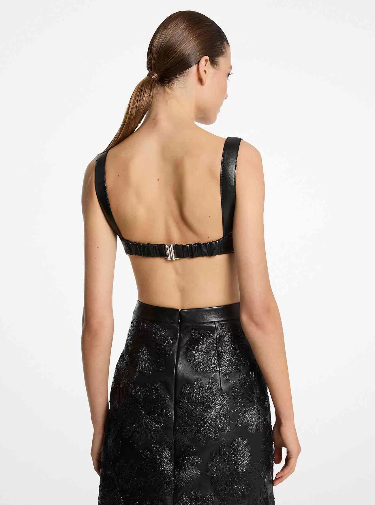 Plongé Läder BH Top