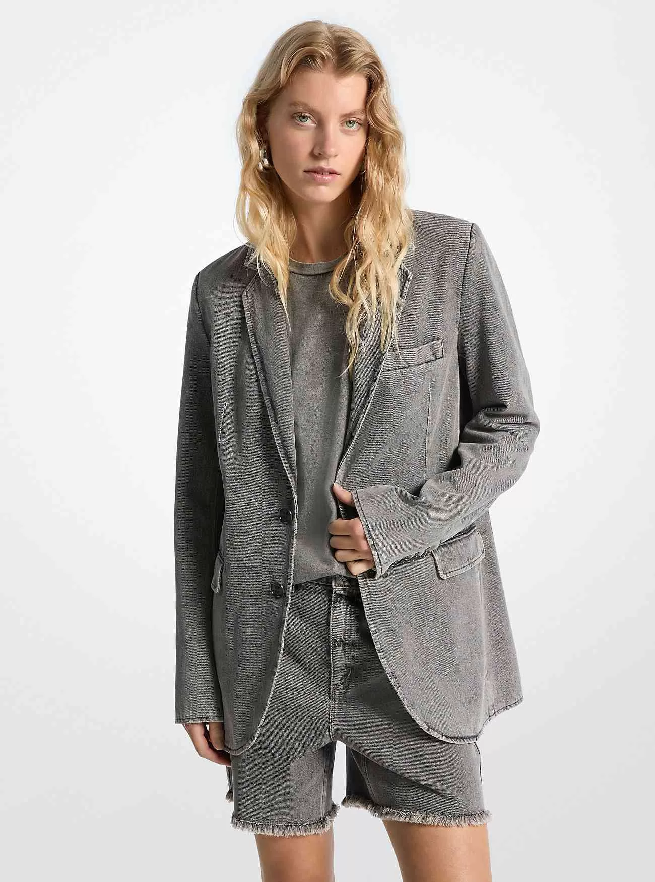 Pojkvän Denim Blazer