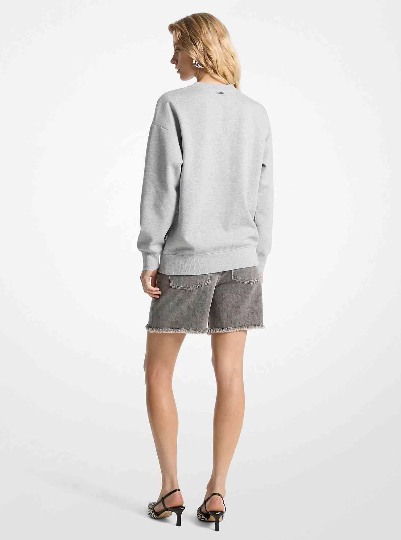 Relief tröja med logotyp