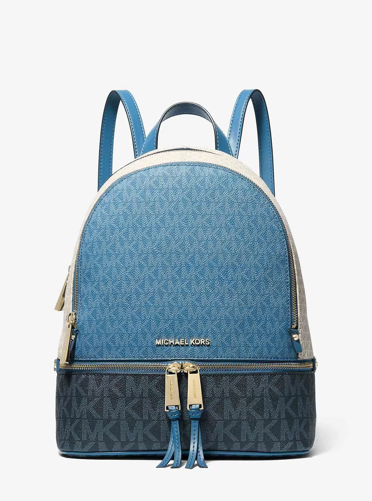 Rhea Medium Color-Block Logotyp ryggsäck