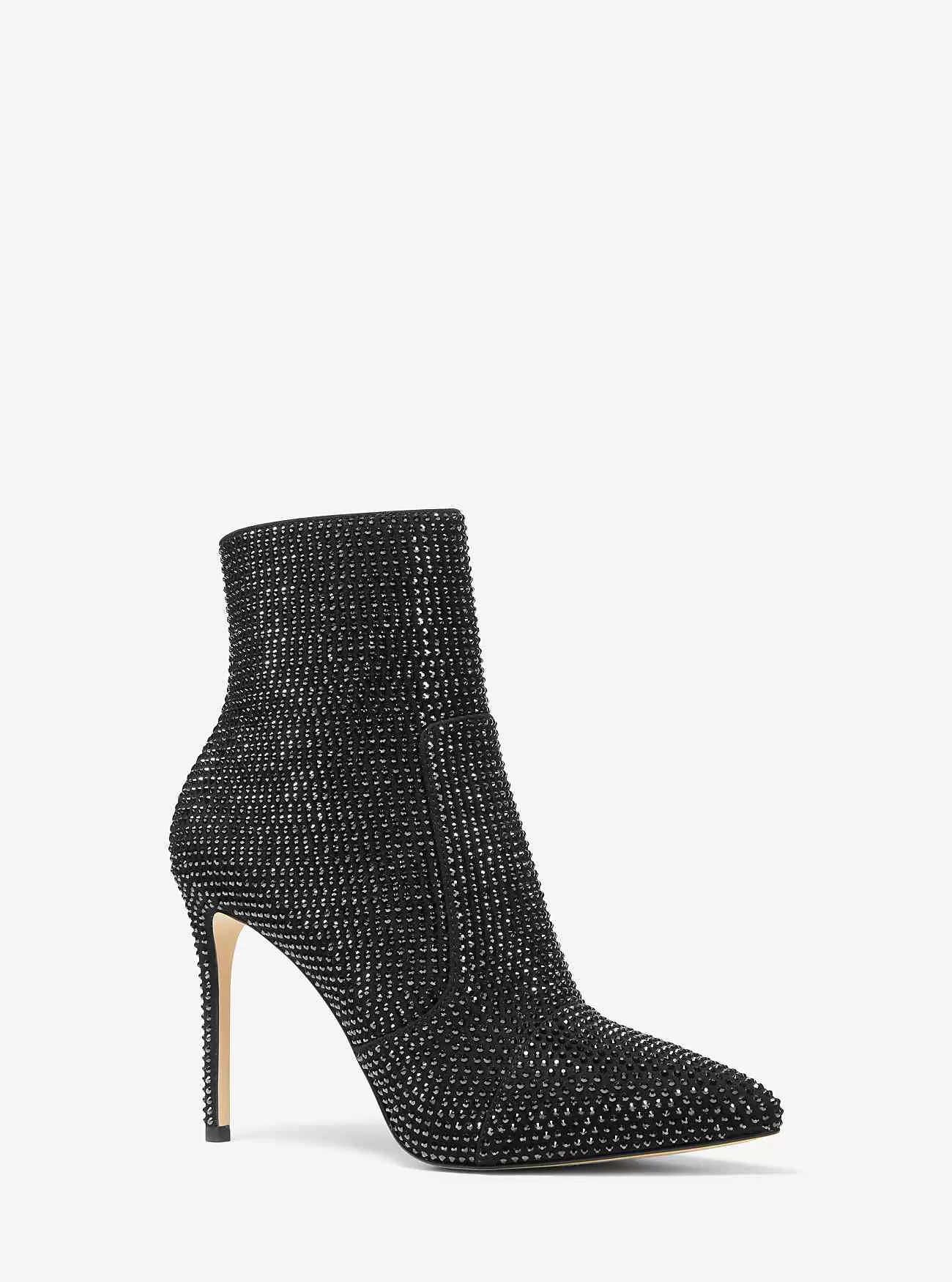 Rue Crystal Embellished Faux Mocka Boot