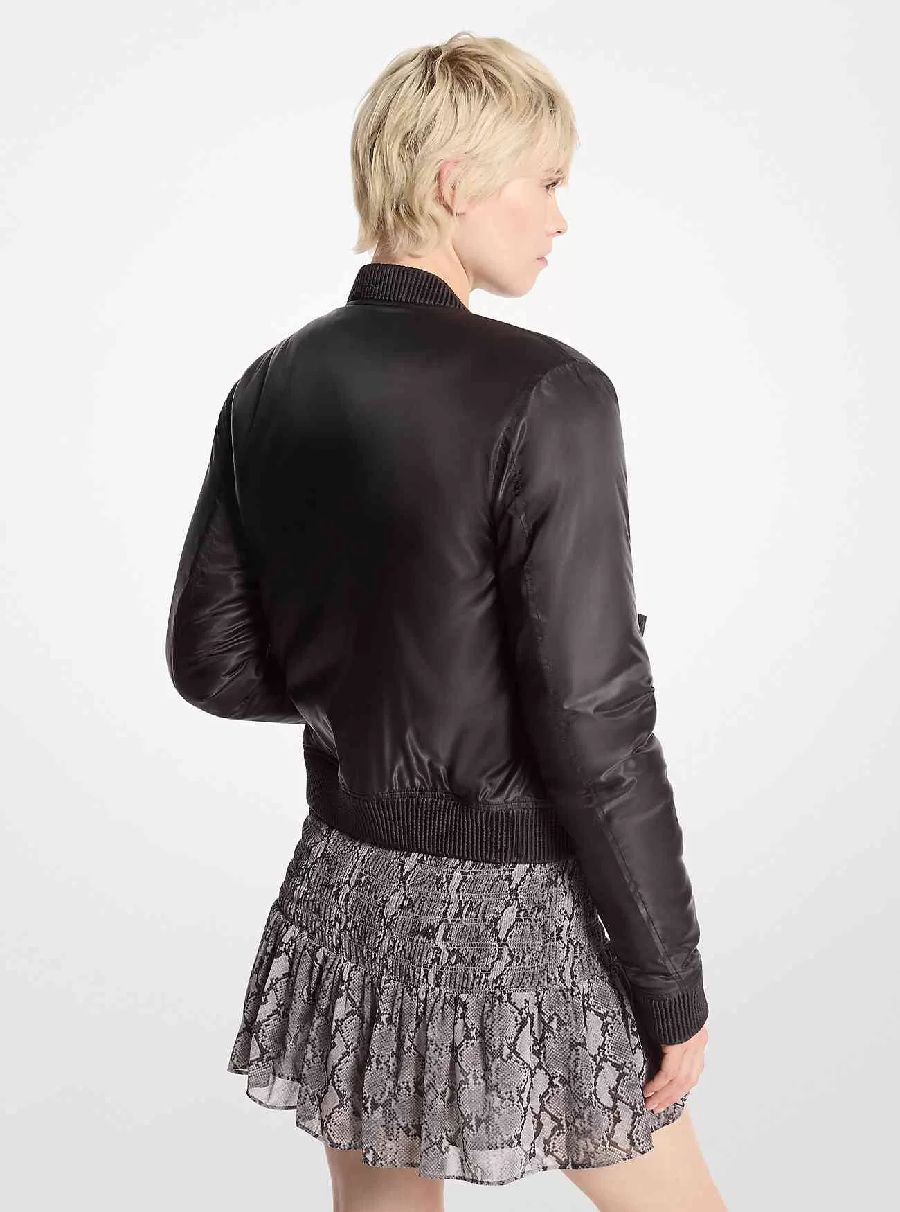 Satin Ciré Bomberjacka