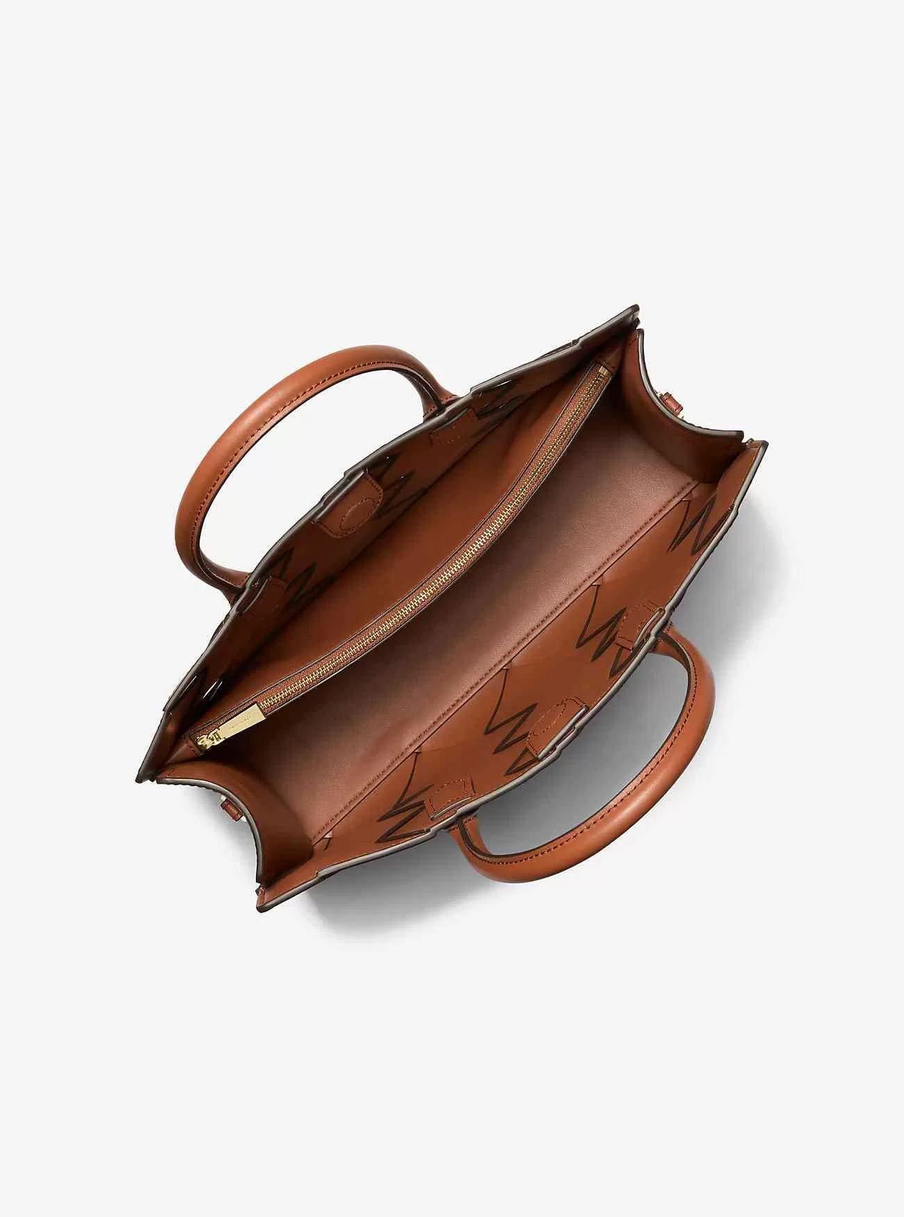 Scarlett Medium Woven Läderväska