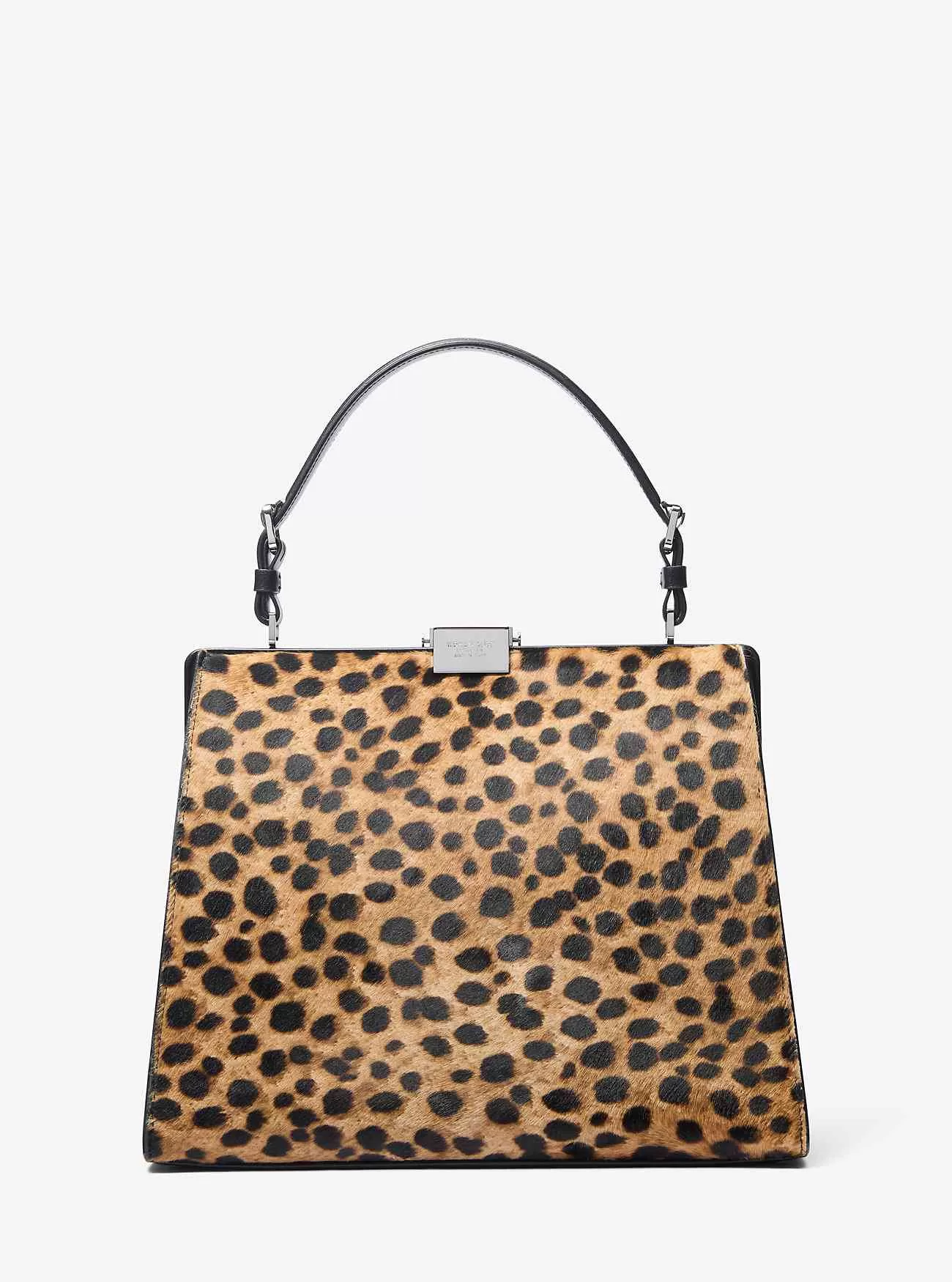 Simone Cheetah Print kalvhårsväska