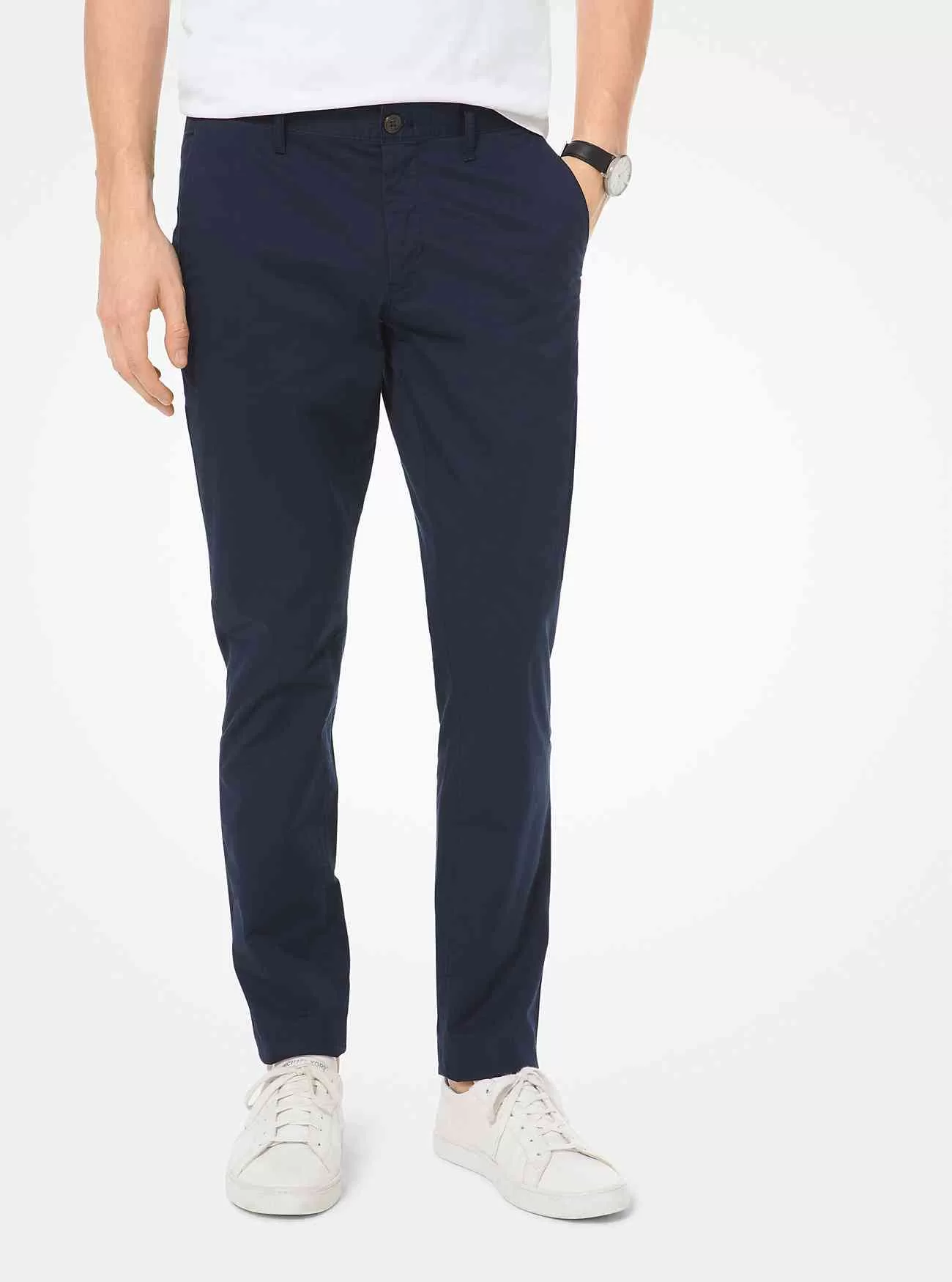 Skinny-Fit Chino-byxor i stretch-bomull