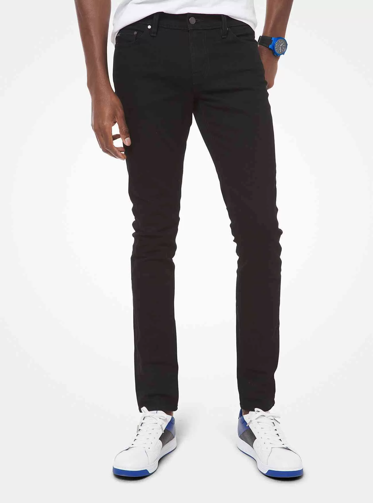 Slim-Fit Stretch-bomulls jeans