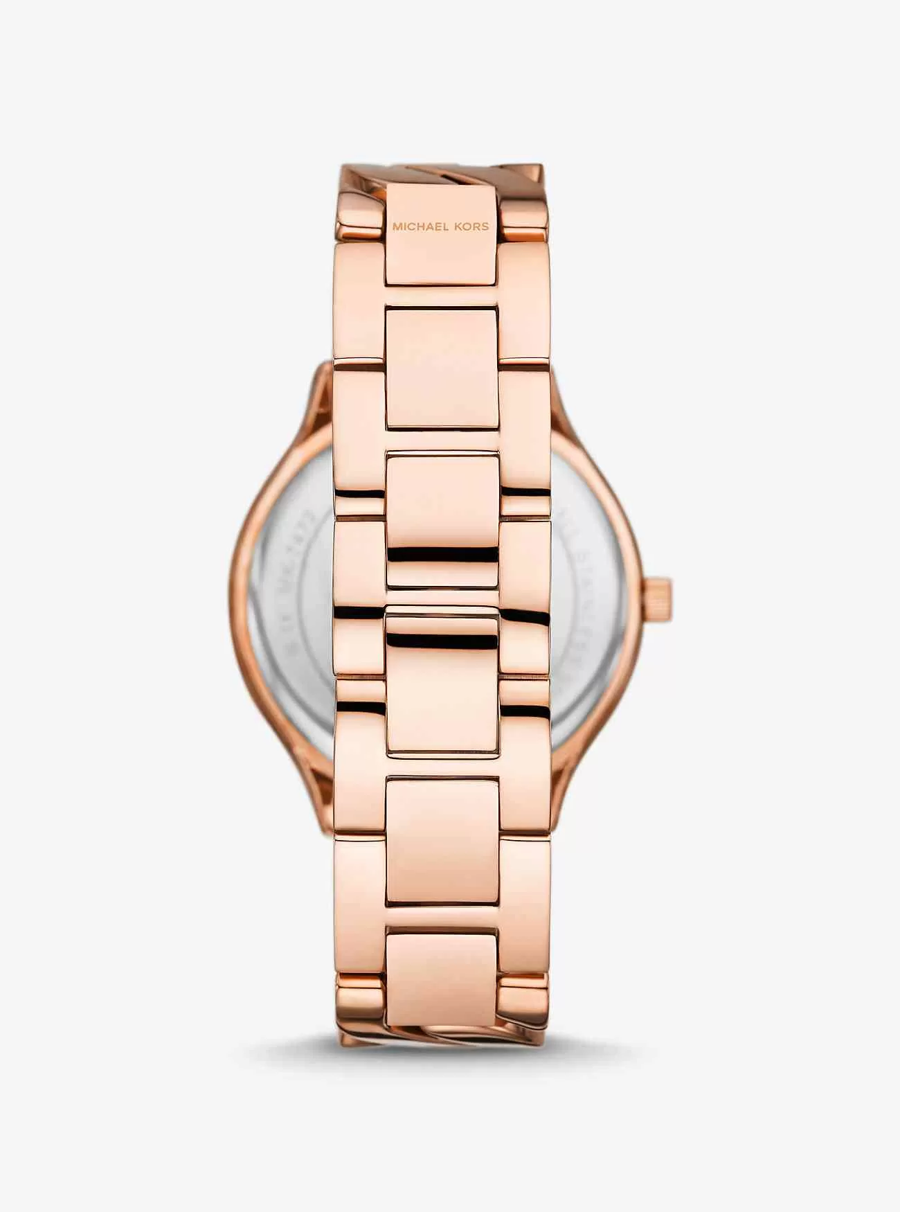 Slim Runway Rose Gold-Tone Curb-Link Watch Slim Runway Rose Gold-Tone Curb-Link Watch