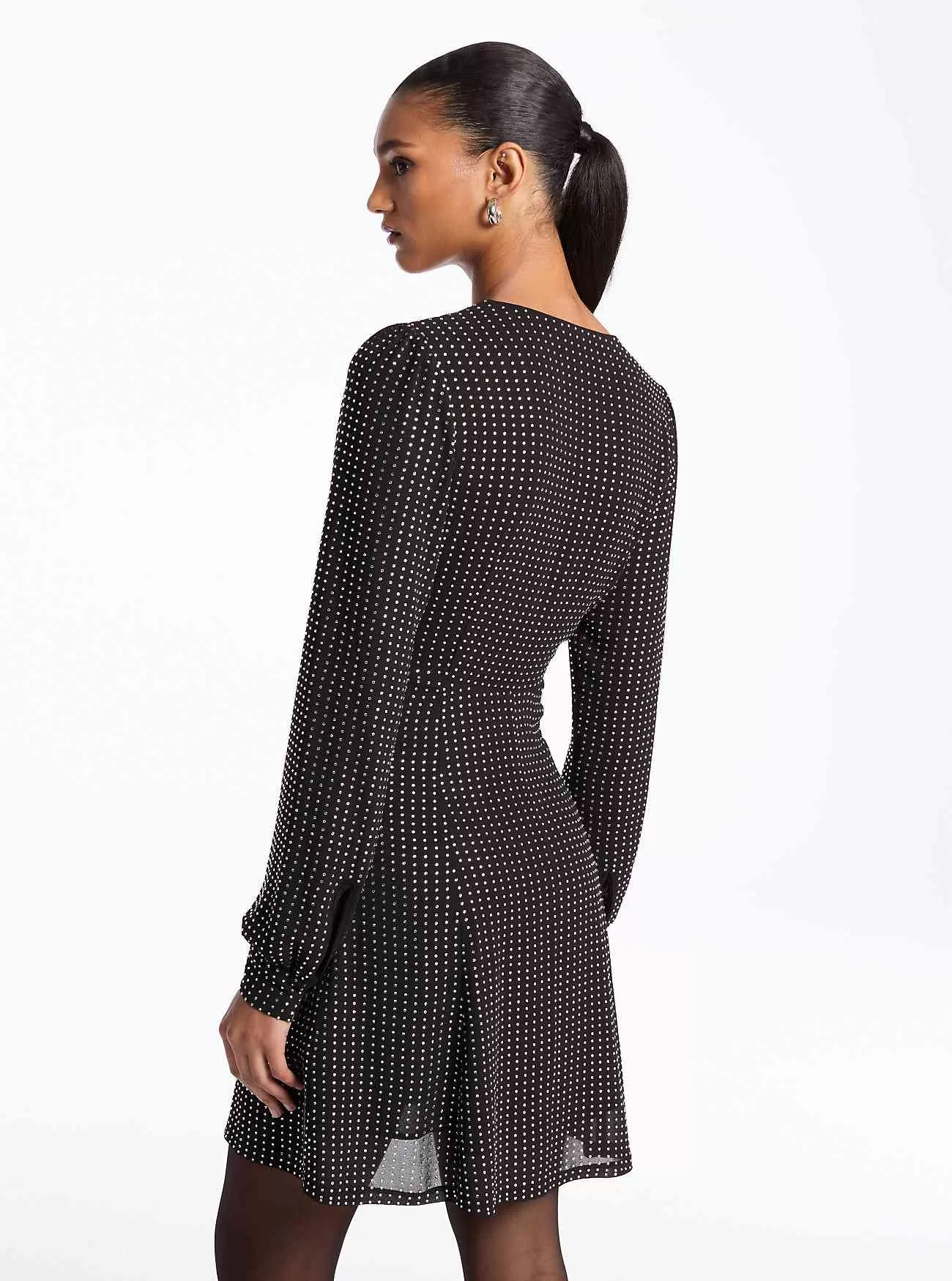 Strass Georgette klänning