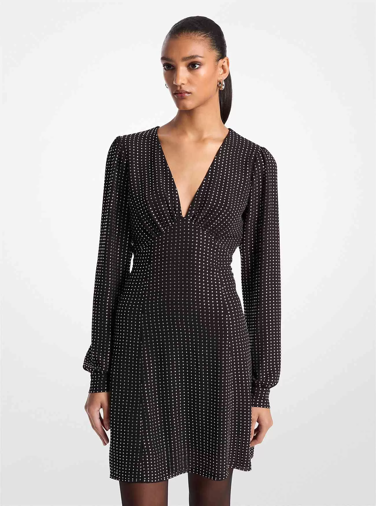 Strass Georgette klänning