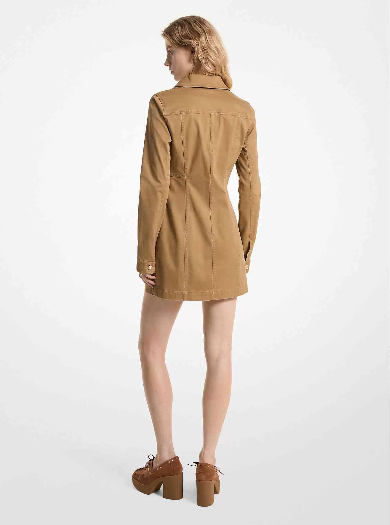 Stretchklänning i ekologisk bomull