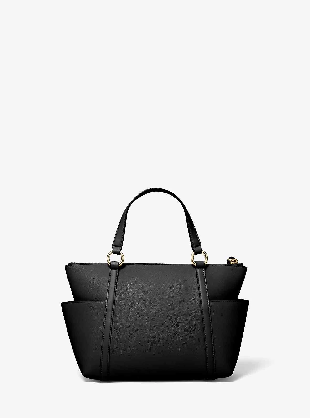 Sullivan Small Saffiano Leather Top-Zip Tote Bag Sullivan Small Saffiano Leather Top-Zip Tote Bag