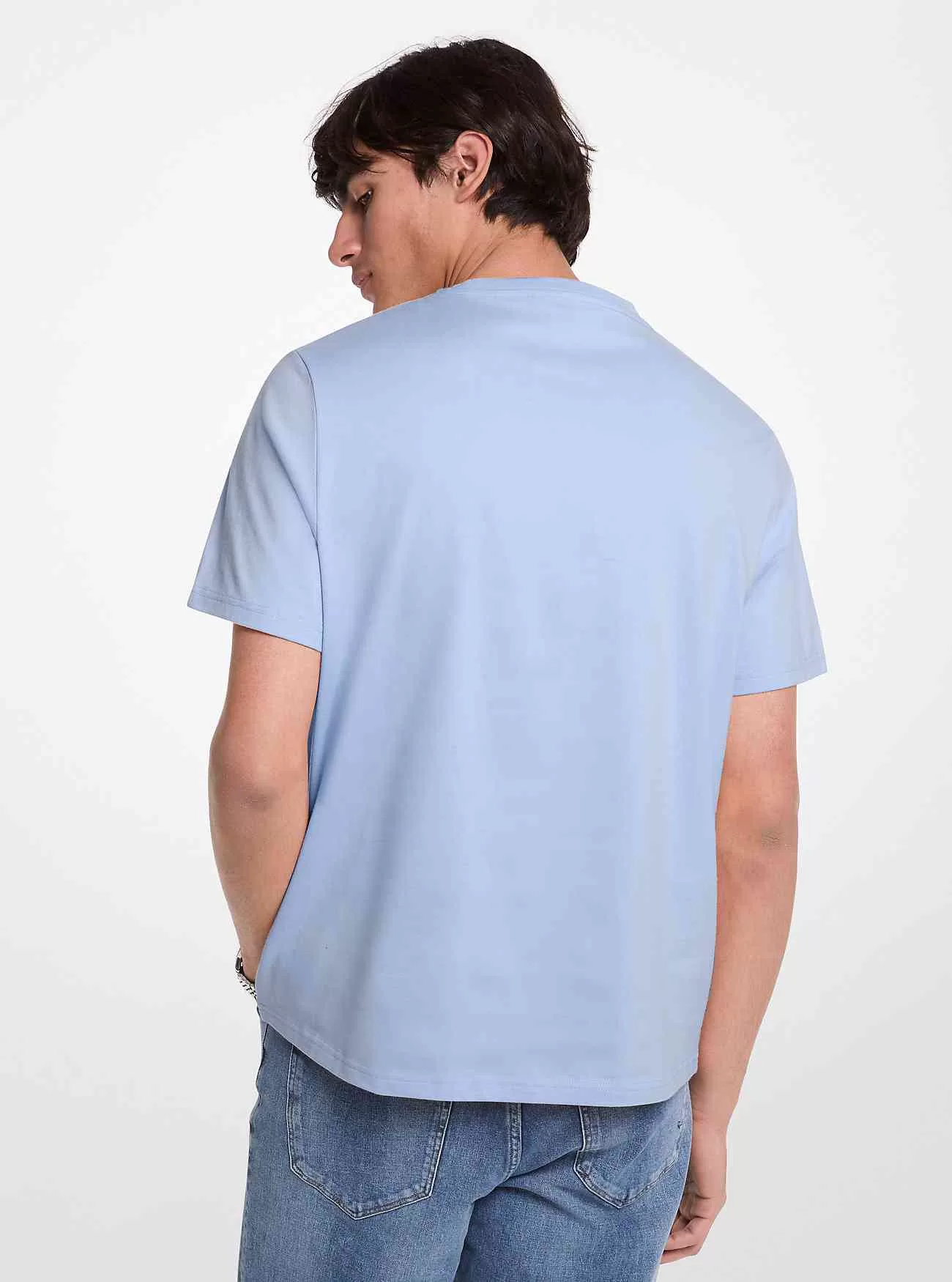 T-shirt i bomull med logotyp