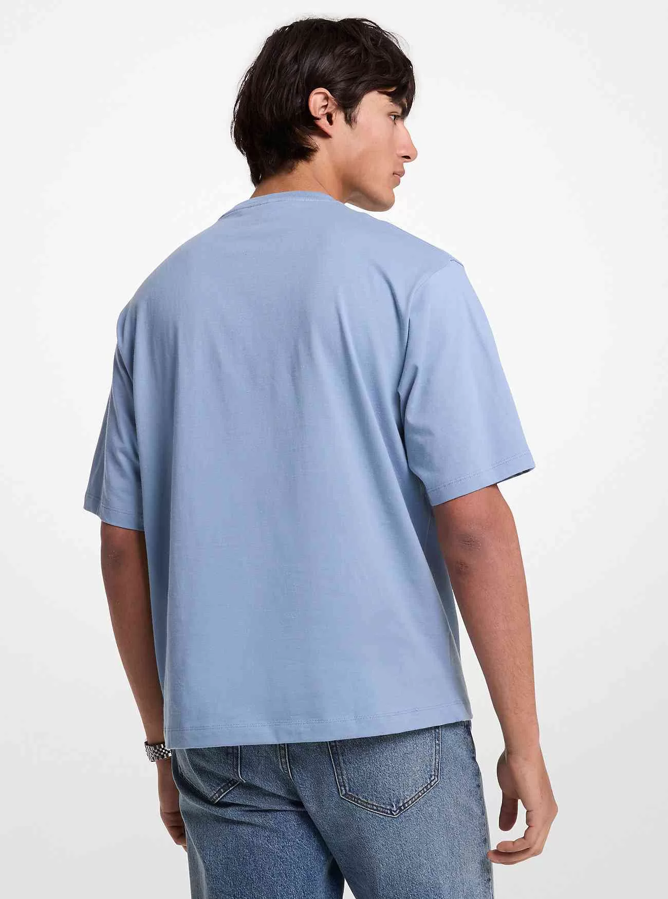 T-shirt i bomull med logotyp