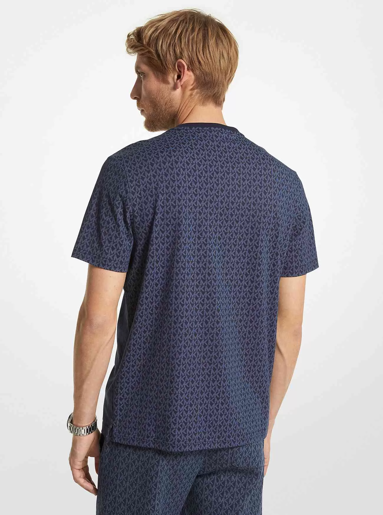 T-shirt i bomull med logotyp