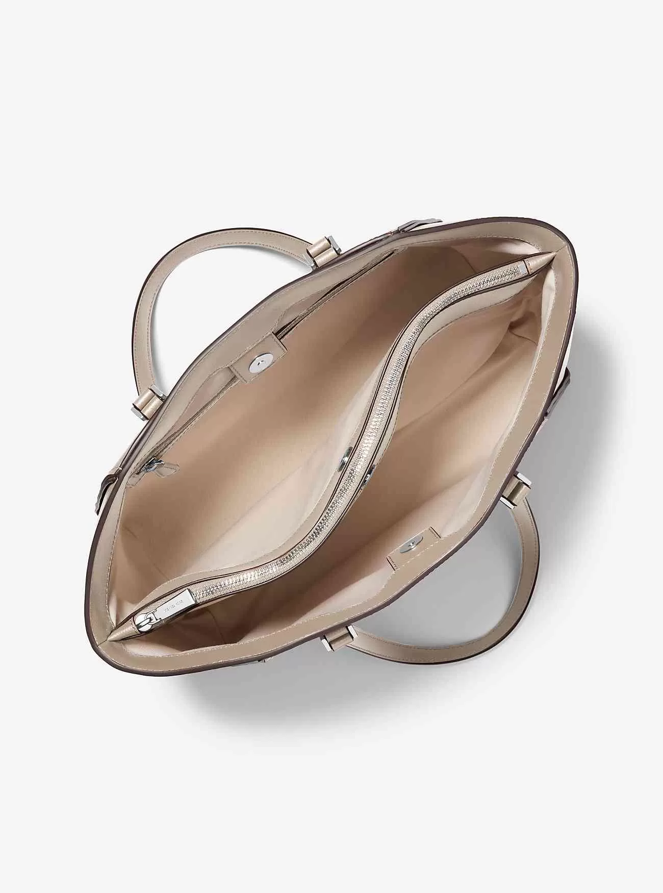 Taryn stor tygväska i läder