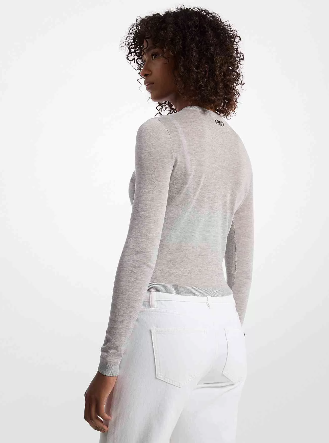 Tencel Blend Cropped Cardigan och BH Top