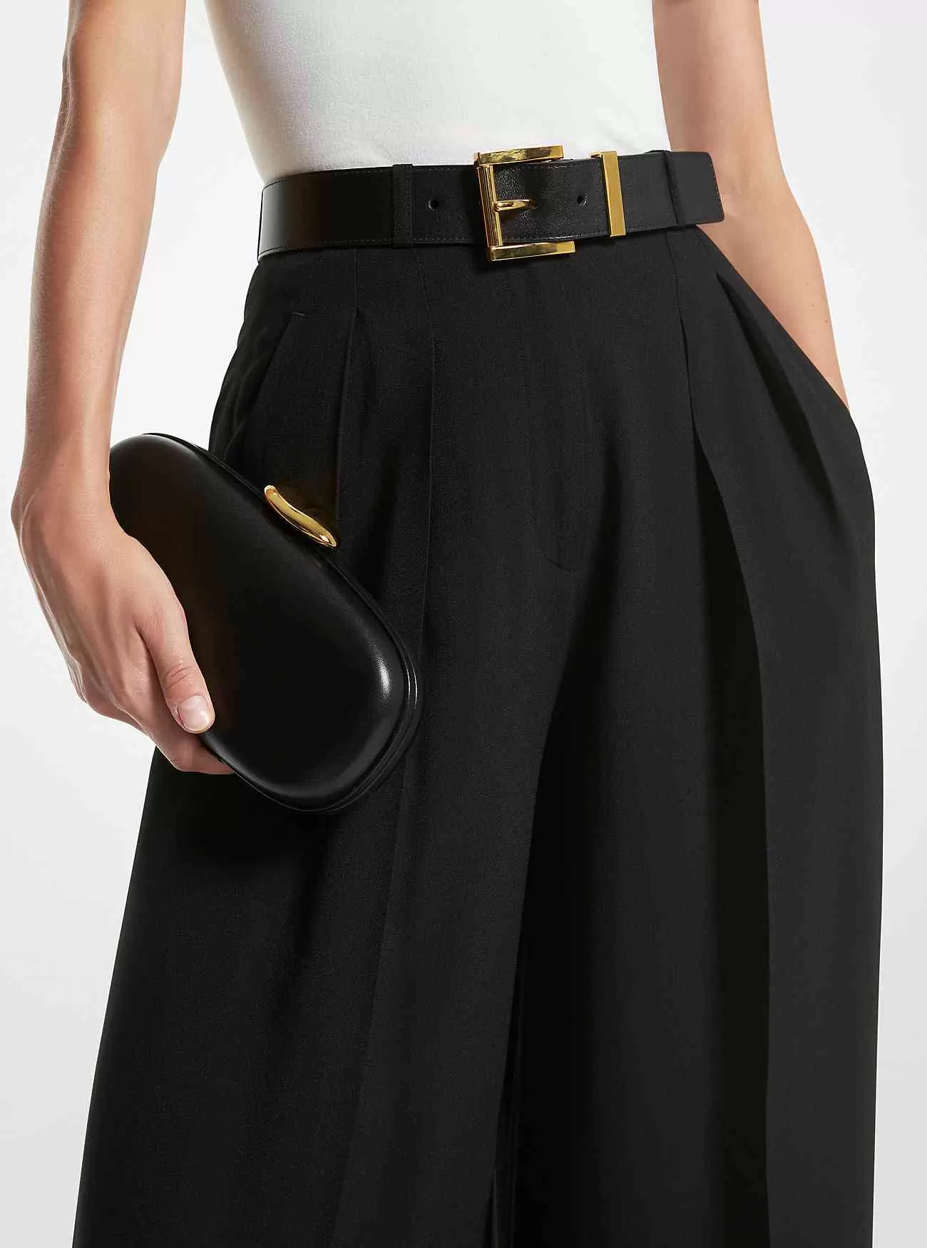 Tina Small Läder Minaudière Tina Small Läder Minaudière