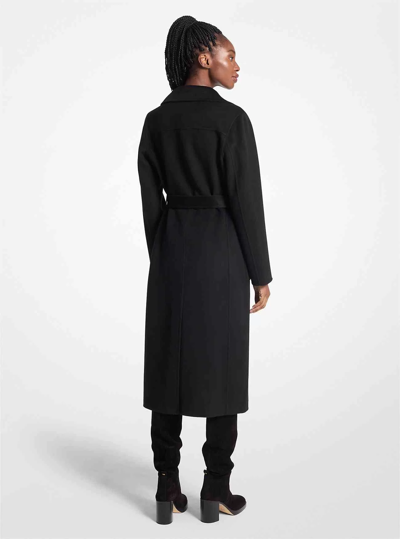 Trenchcoat i ullblandning