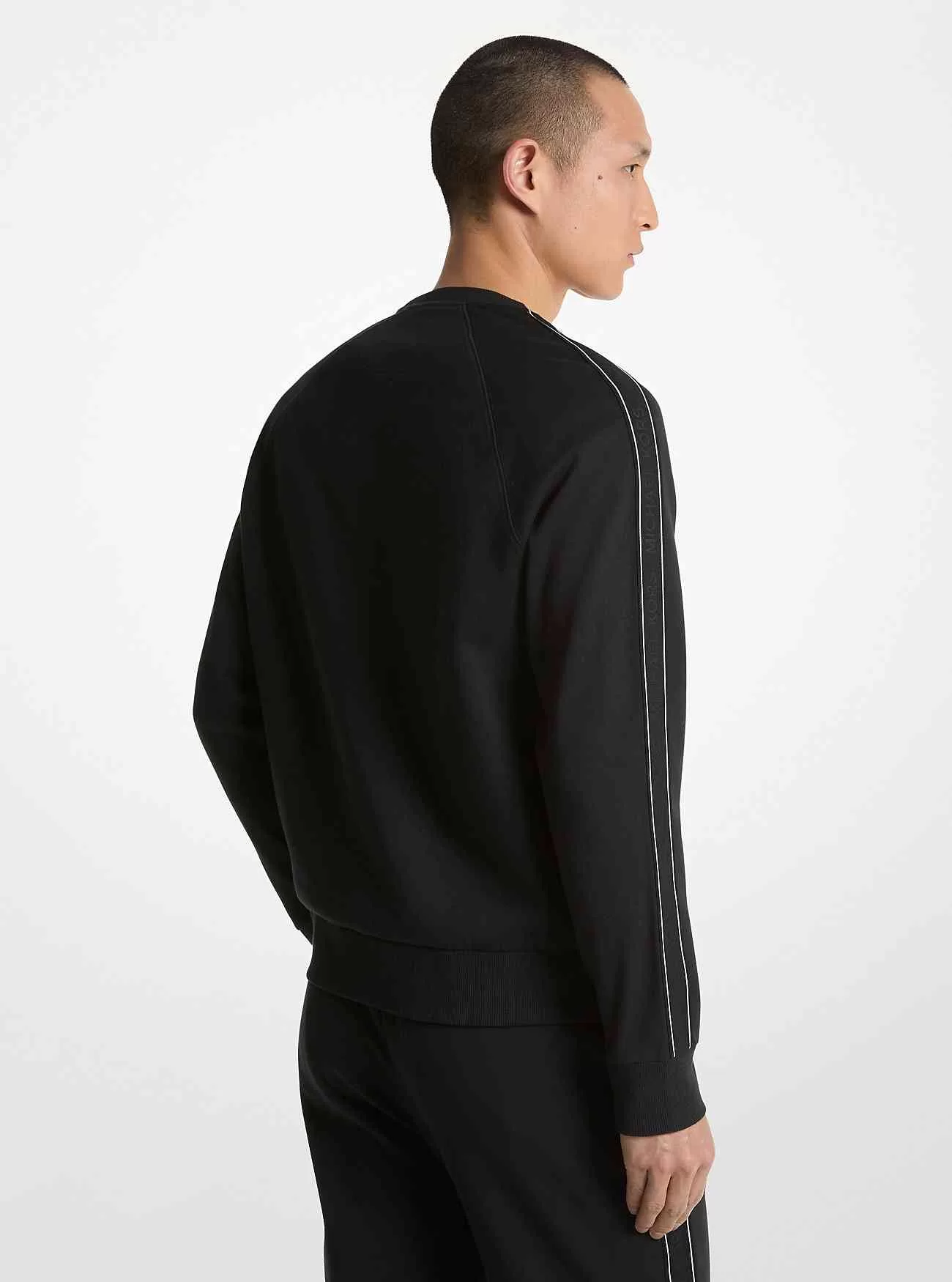 Tröja i bomullsblandning med logotyp