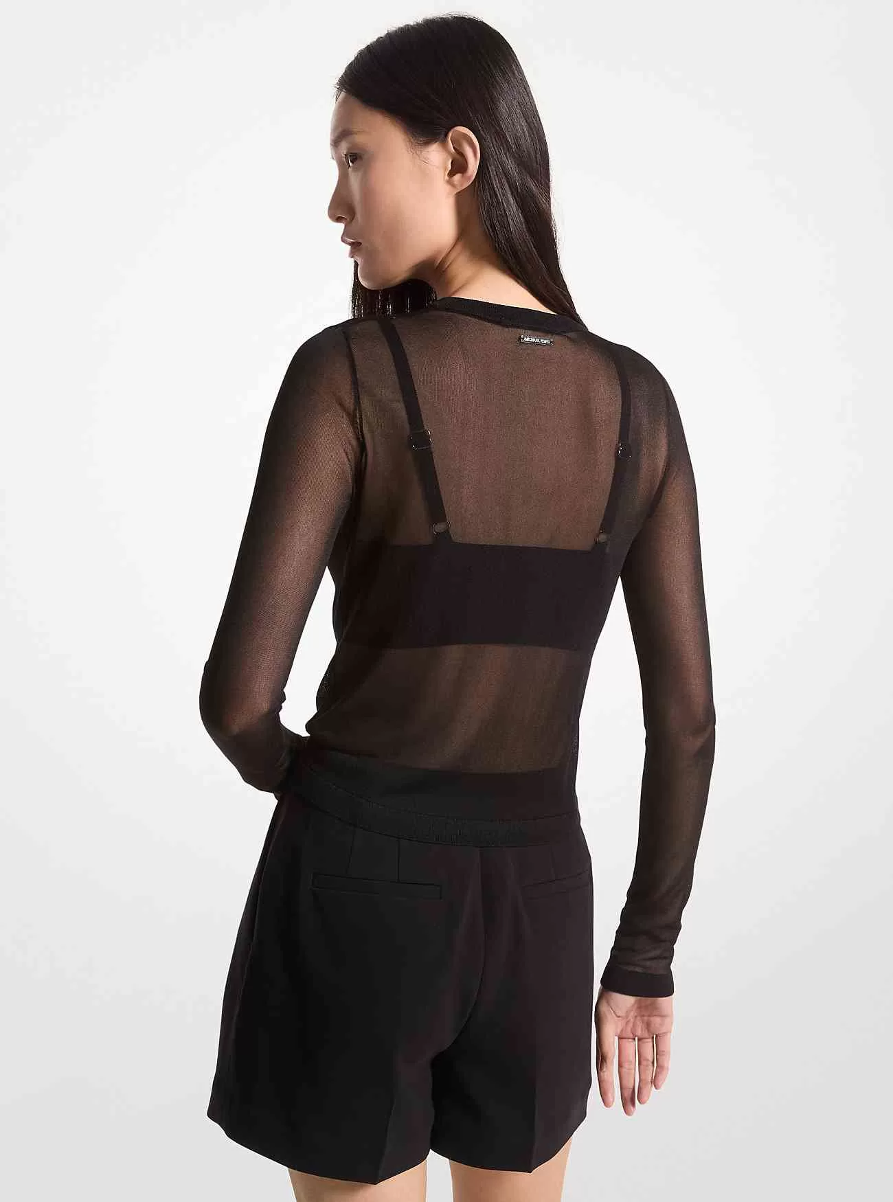 Viscose Blend Cropped Cardigan och BH Top