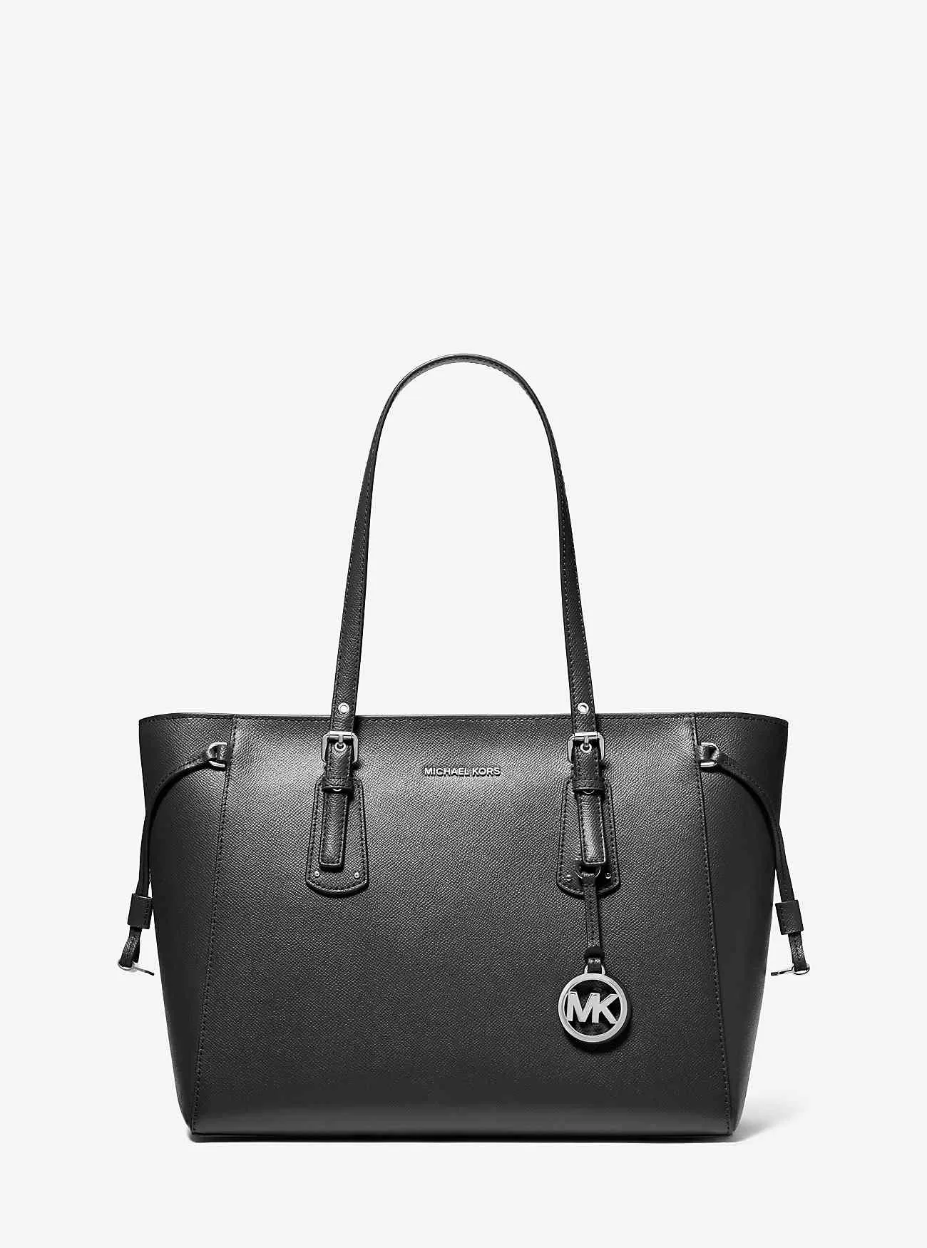 Voyager Medium Crossgrain tygväska i läder