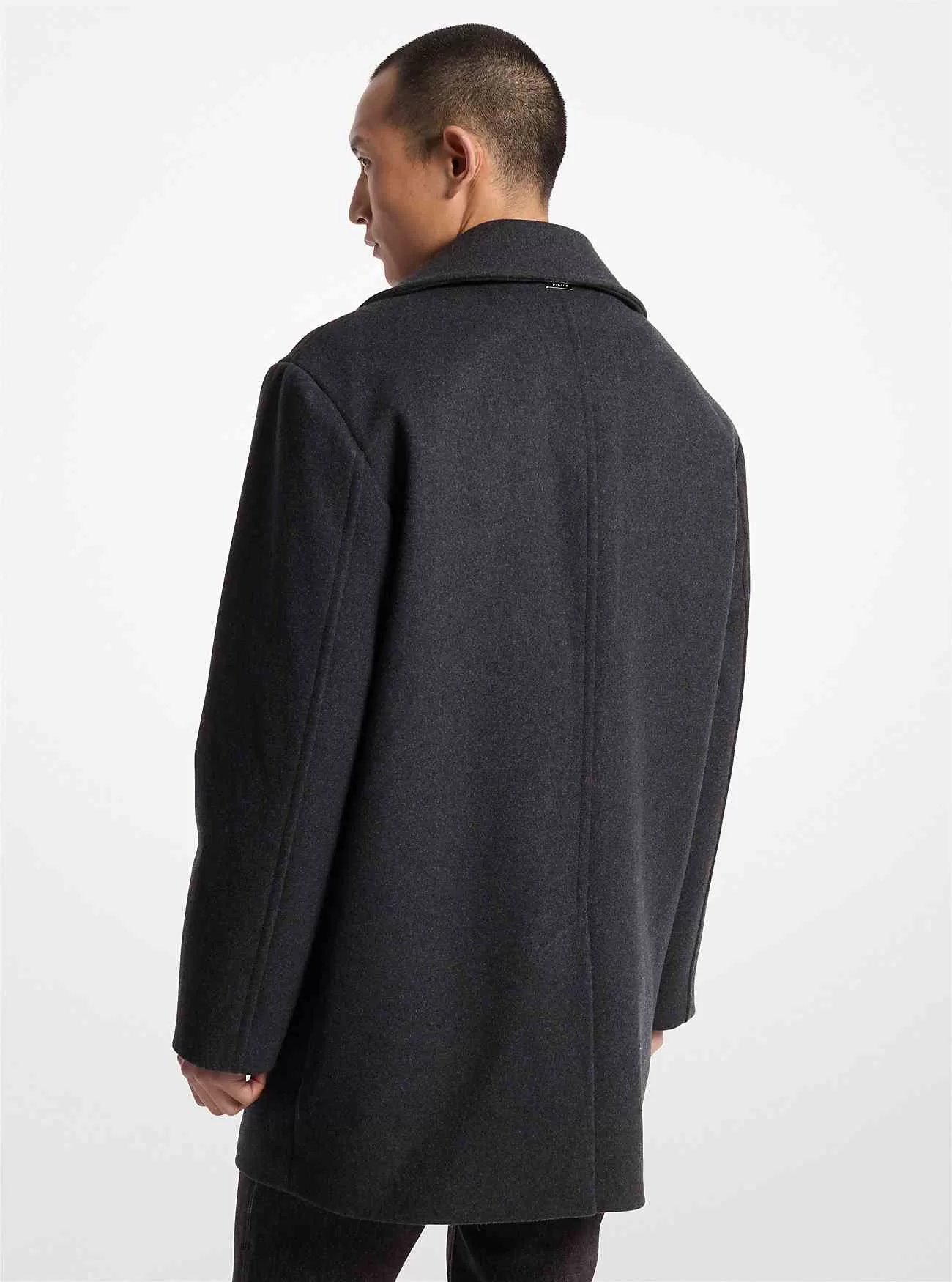 Wool Blend Peacoat