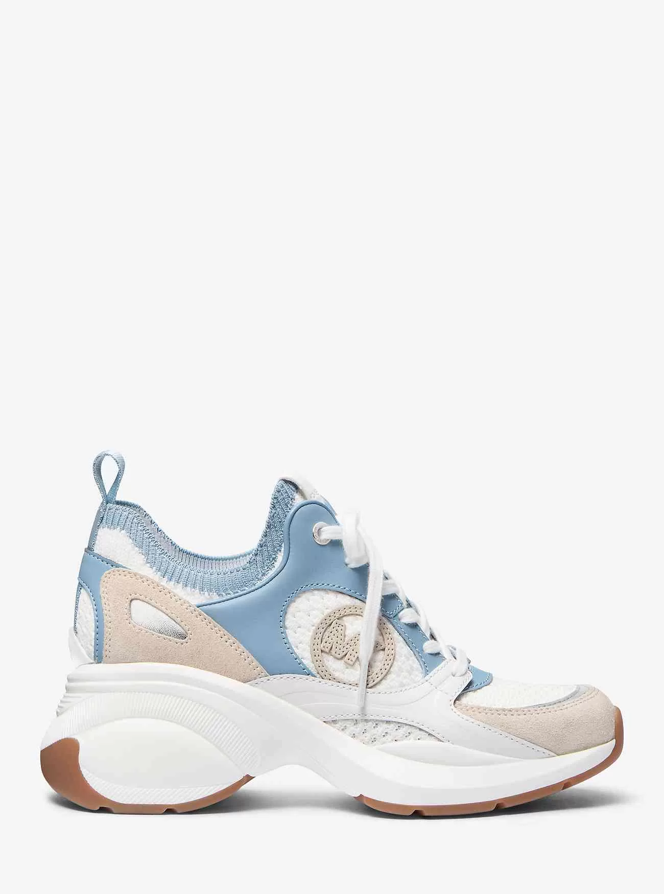 Zuma Color-Block Läder och Mesh Trainer